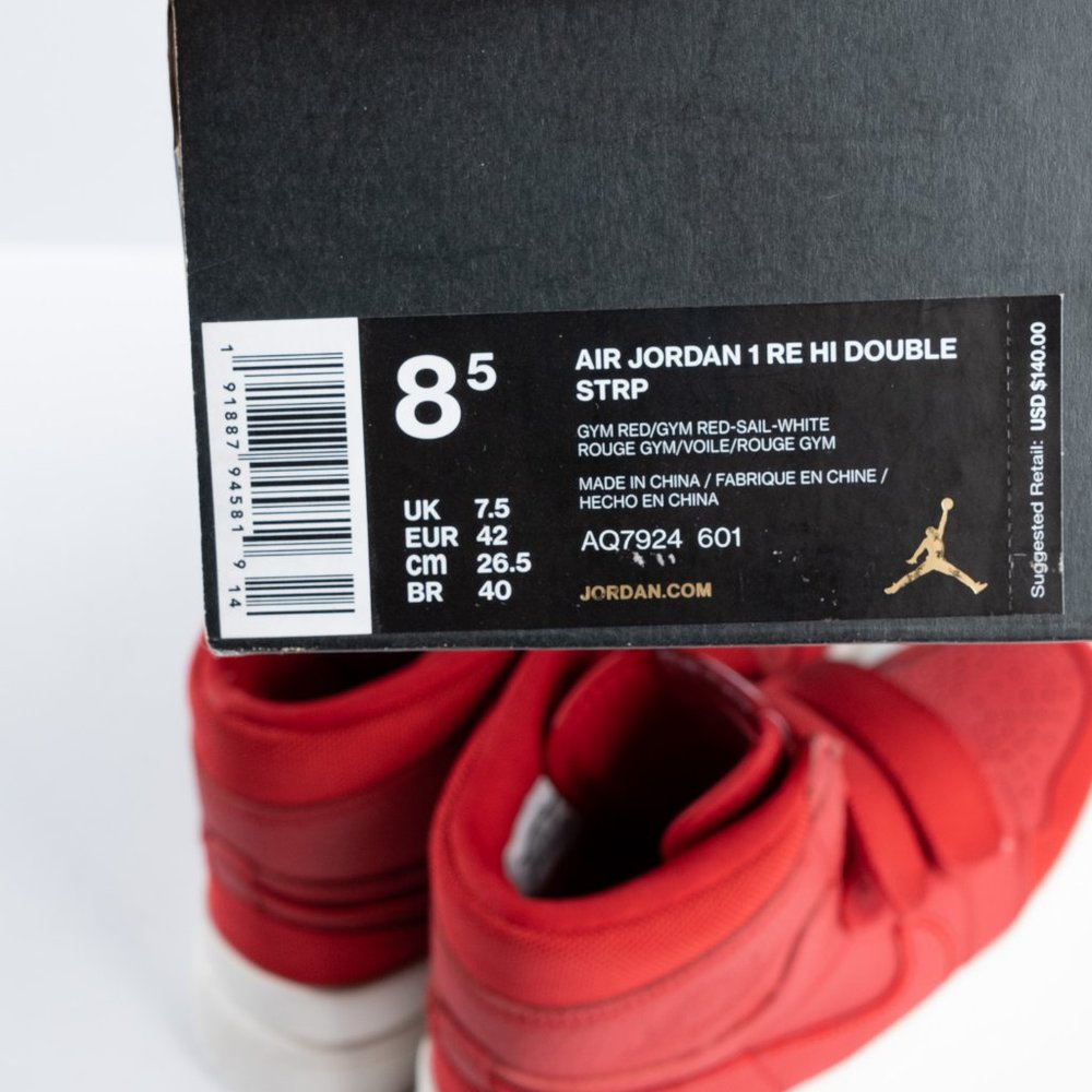 NEW Air Jordan 1 Re High Double Strap women's 9.5 - Picture 13 of 13